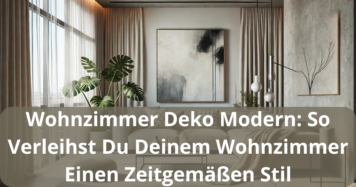 wohnzimmer deko modern