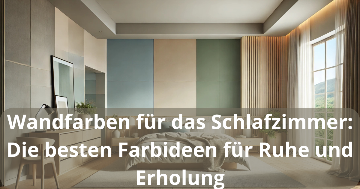 wandfarben für das schlafzimmer