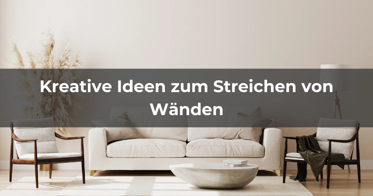 Kreative Ideen zum Streichen von Wänden