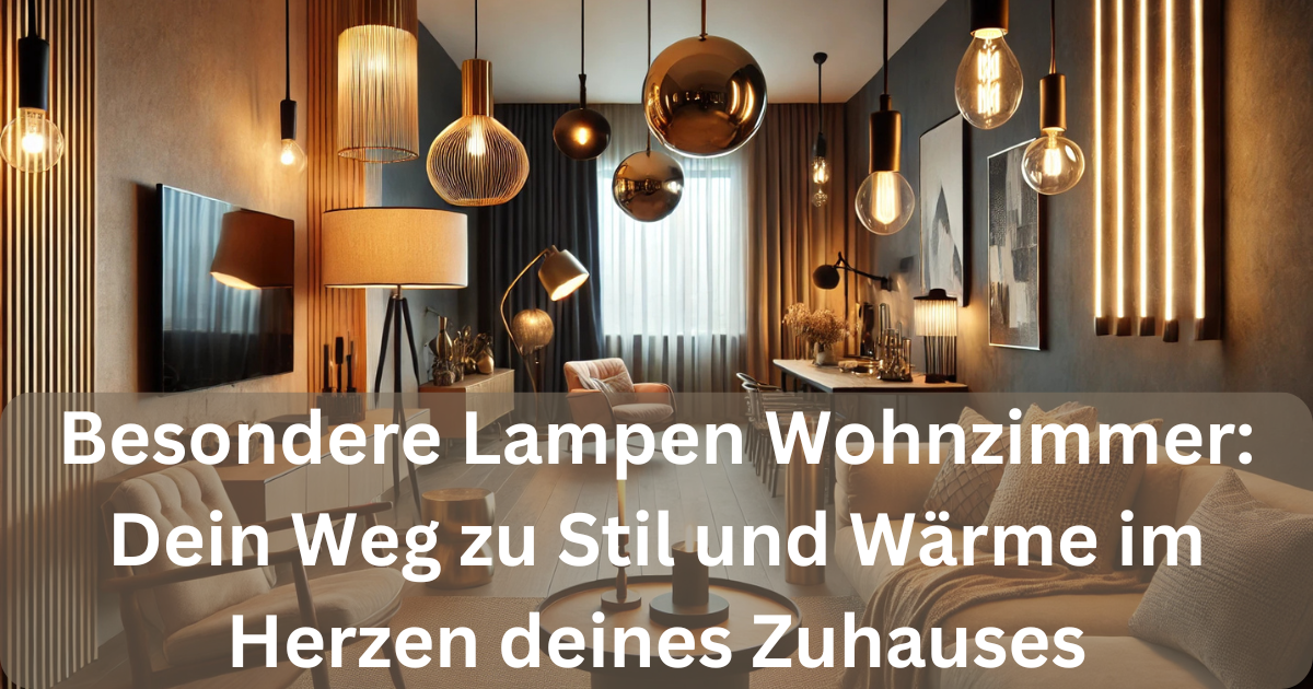 Besondere Lampen Wohnzimmer